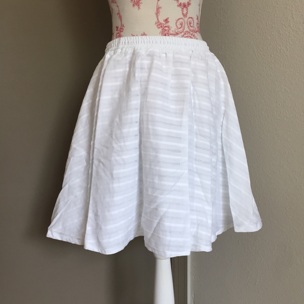 NEW! Cotton Eyelet Skirt